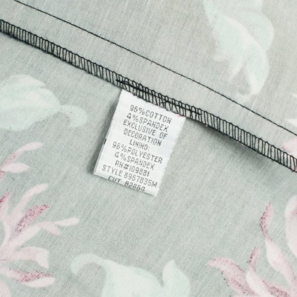 Donna Ricco Pin-Up Halter Dress – Retro Floral Black Red Green – Size 6 - Picture 5 of 5